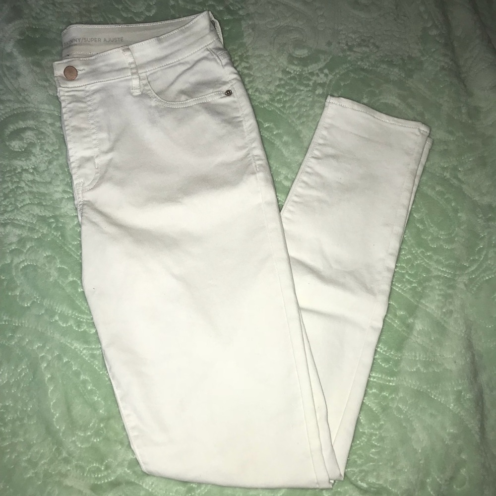 Old navy mid rise rockstar super skinny jeans